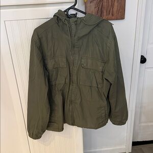 Old Navy Olive Green Raincoat